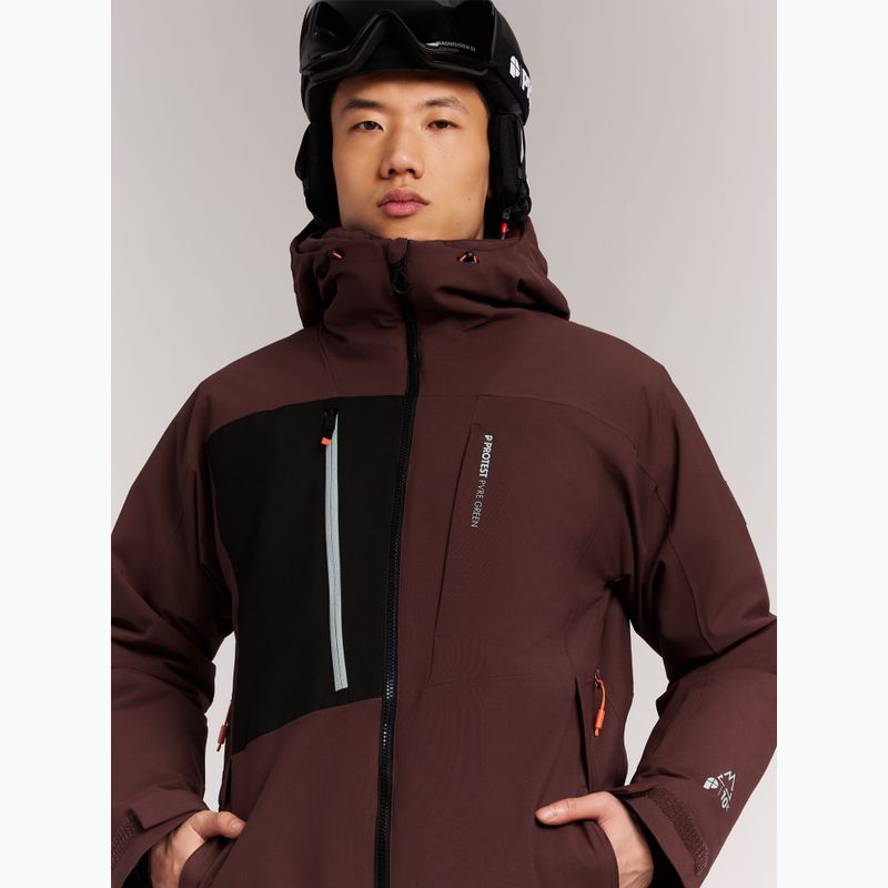 Férfi snowboarddzseki Protest PRTOffset pecanred 8