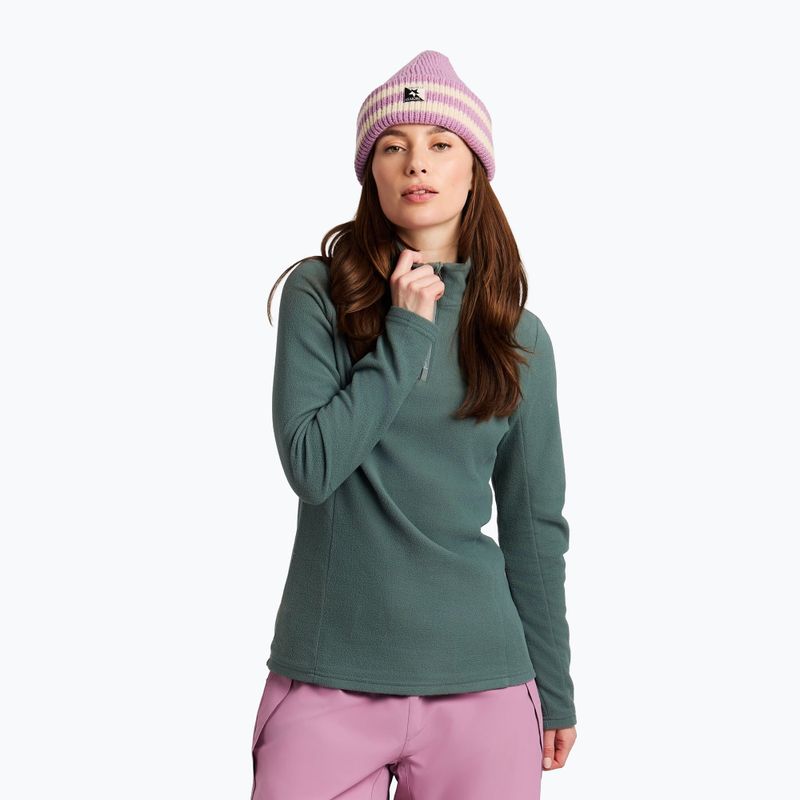 Női polár pulóver Protest PRTRemutez 1/4 Zip Active evergreen 4