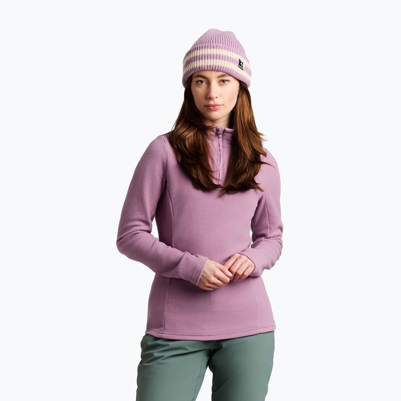Női polár pulóver Protest PRTRemutez 1/4 Zip Active valerianlilac