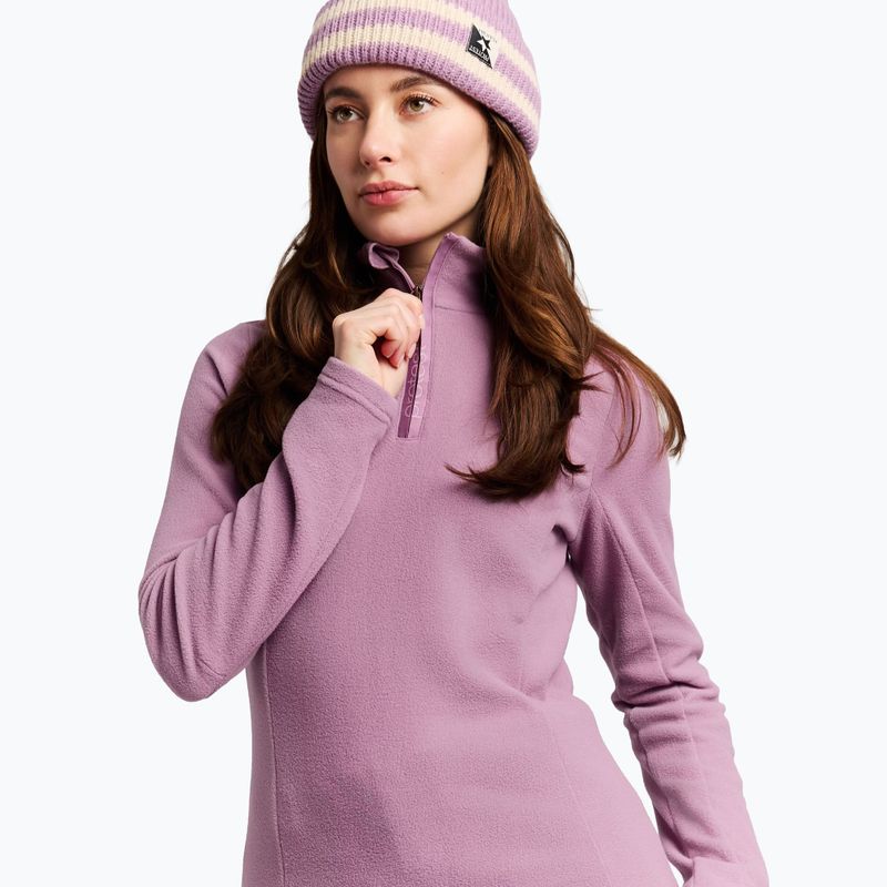 Női polár pulóver Protest PRTRemutez 1/4 Zip Active valerianlilac 4