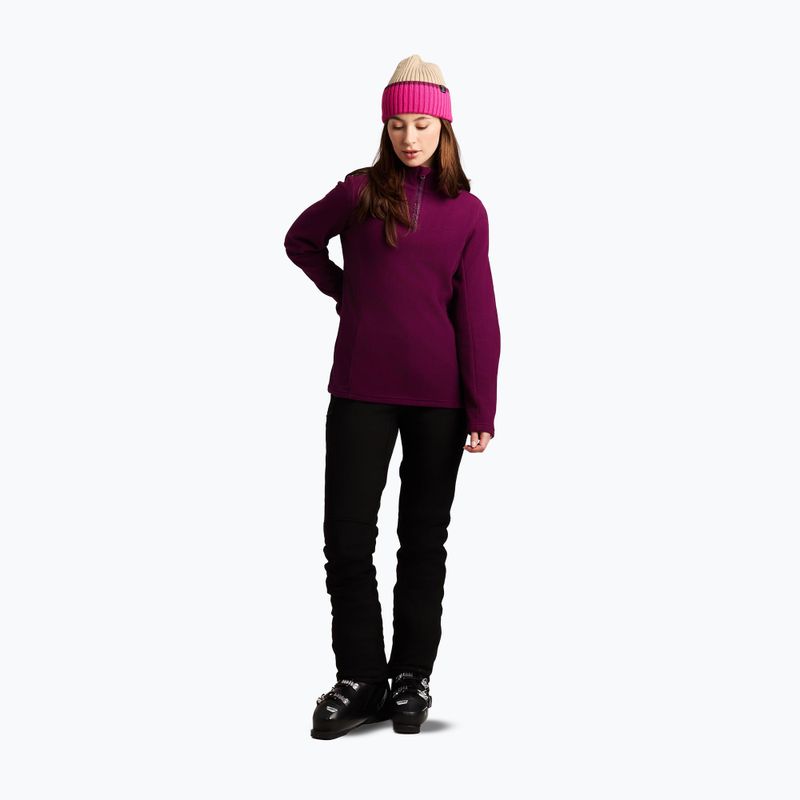 Női polár pulóver Protest PRTRemutez 1/4 Zip Active current purple 2