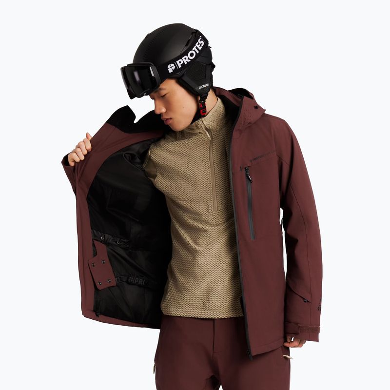 Férfi snowboarddzseki Protest Prttimothy pecanred 8