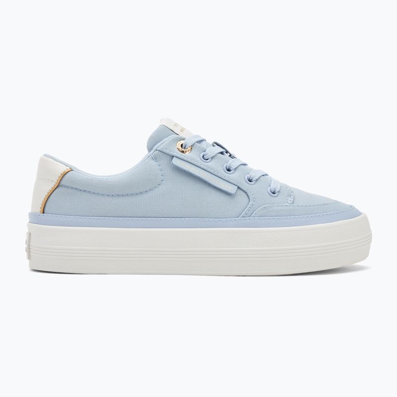 Tommy Hilfiger Essential Vulc Textile női edzőcipő breezy blue 2