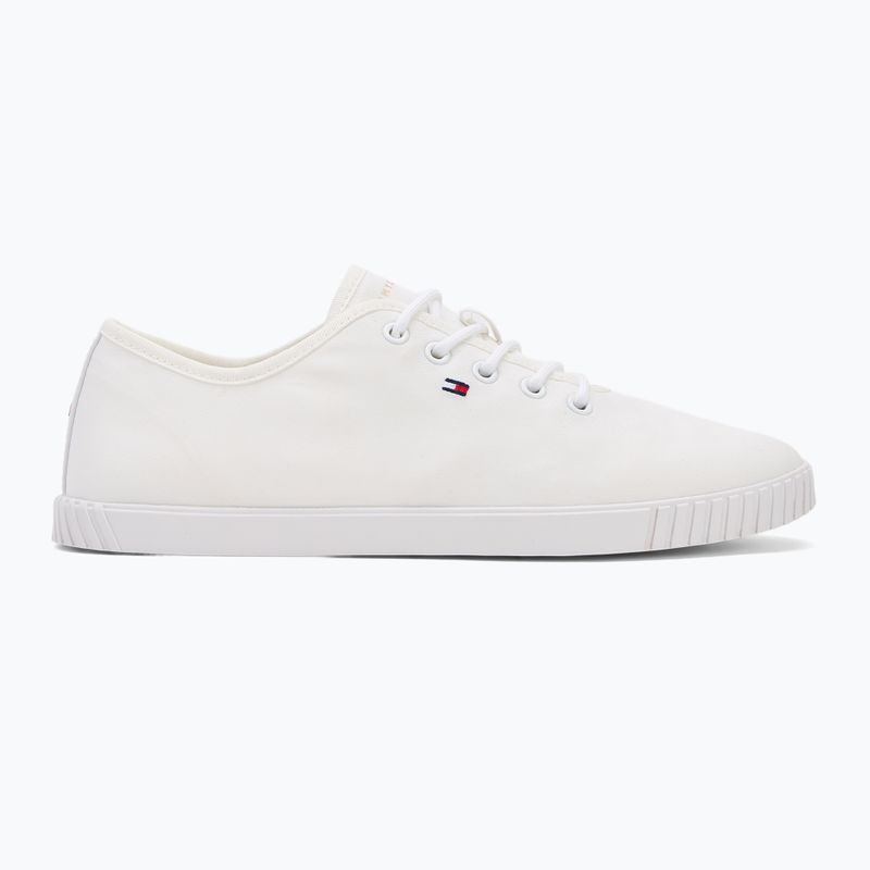 Tommy Hilfiger női edzőcipő Canvas Lace Up fehér 2