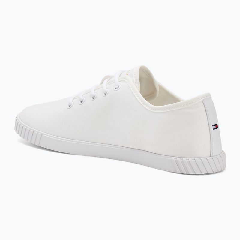 Tommy Hilfiger női edzőcipő Canvas Lace Up fehér 3