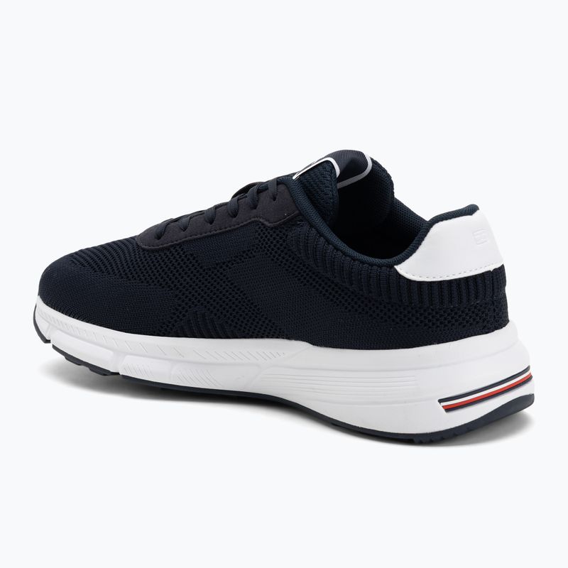Tommy Hilfiger férfi Lightweight RWB Knit desert sky cipő 3