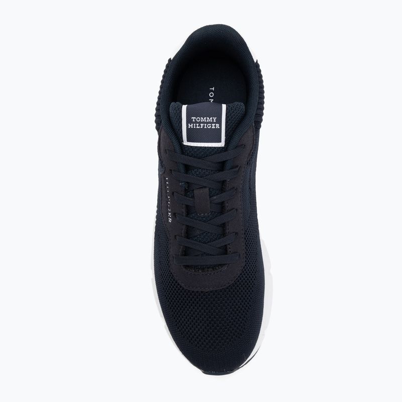 Tommy Hilfiger férfi Lightweight RWB Knit desert sky cipő 5