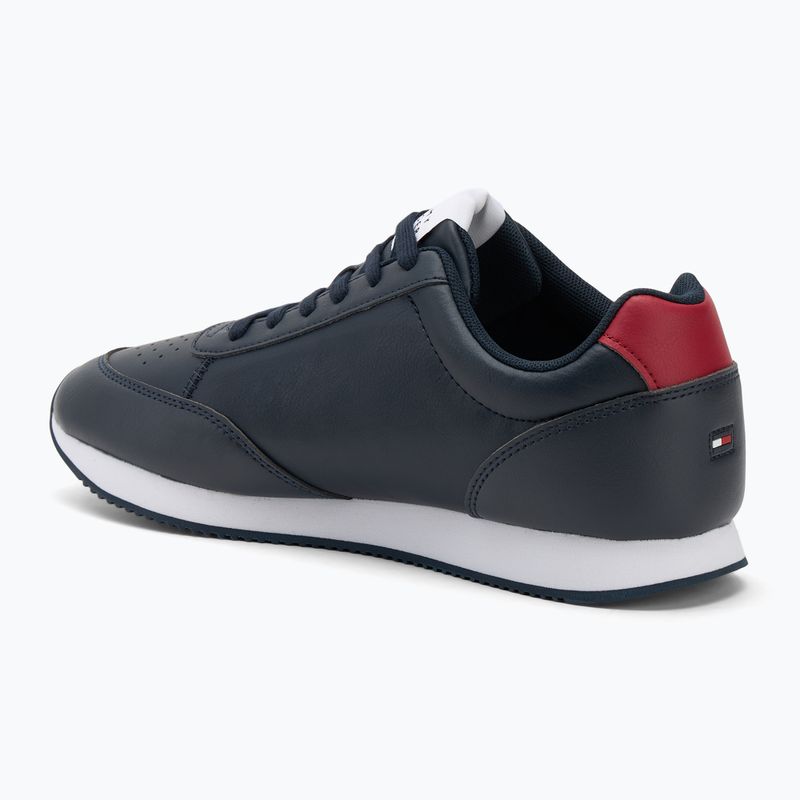 Tommy Hilfiger Lo Runner Pu Mix sivatagi égbolt férfi cipő 3
