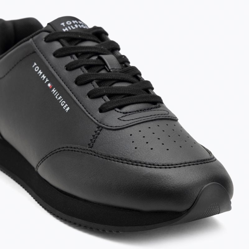 Férfi Tommy Hilfiger Lo Runner Pu Mix fekete cipő 7