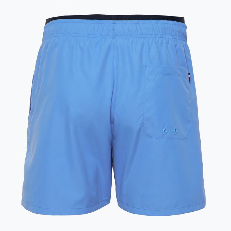 Férfi Tommy Hilfiger Medium Drawstring Dw kék varázslatos fürdőruha rövidnadrág 2