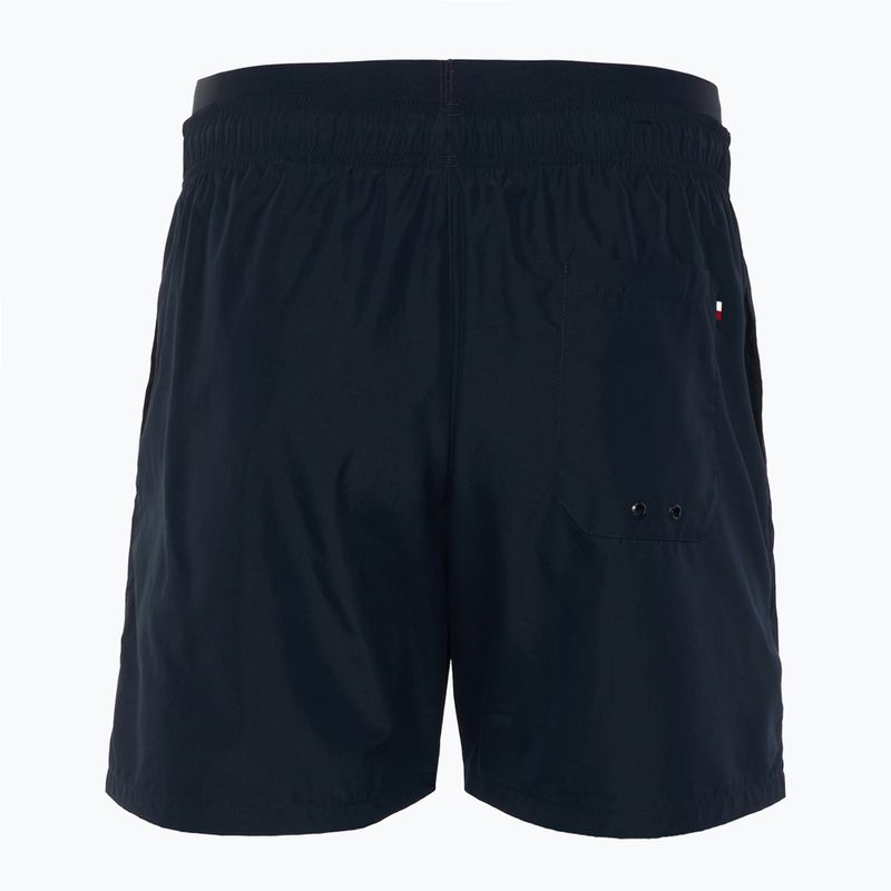 Tommy Hilfiger férfi Medium Drawstring Dwert sky sivatagi úszónadrág 2