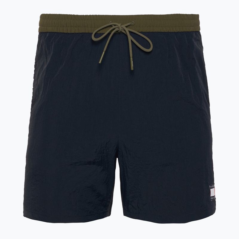 Férfi Tommy Hilfiger Medium Drawstring desert sky úszónadrág