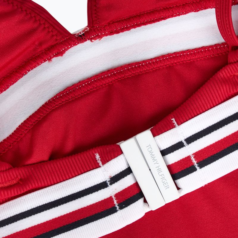 Tommy Hilfiger női egyrészes fürdőruha Triangle One Piece Rp Ext primer piros 4