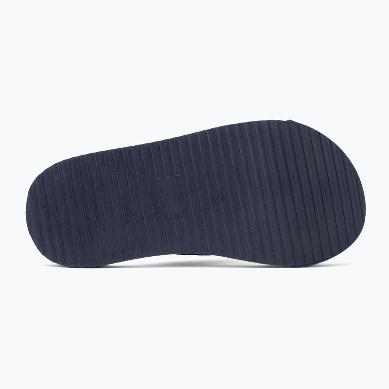 Férfi flip-flop papucs Tommy Jeans Elevated Beach Sandal velvet blue 4