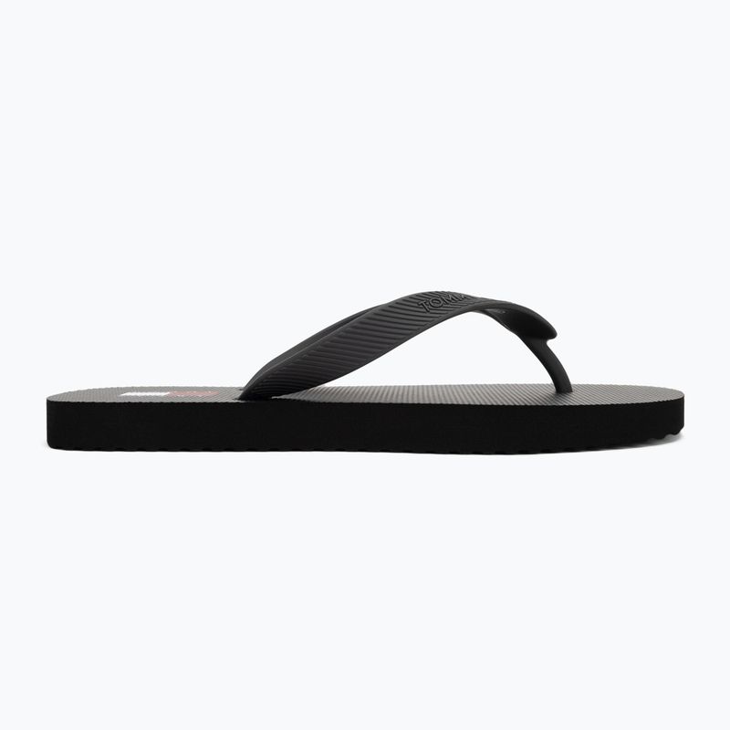 Férfi flip-flop papucs Tommy Jeans Beach Sandal black 2