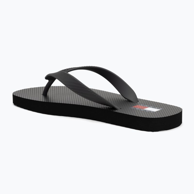Férfi flip-flop papucs Tommy Jeans Beach Sandal black 3