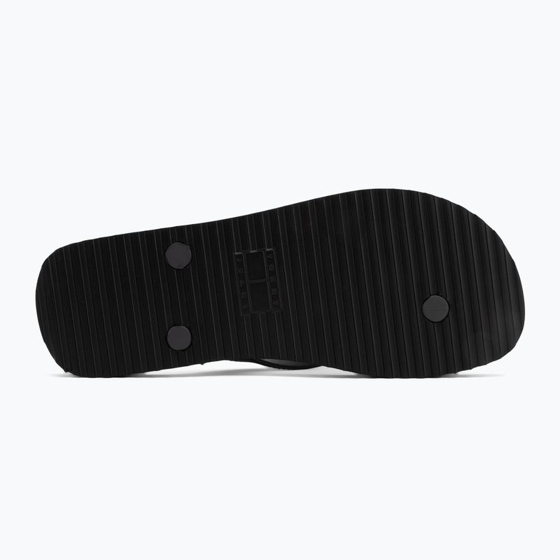 Férfi flip-flop papucs Tommy Jeans Beach Sandal black 4