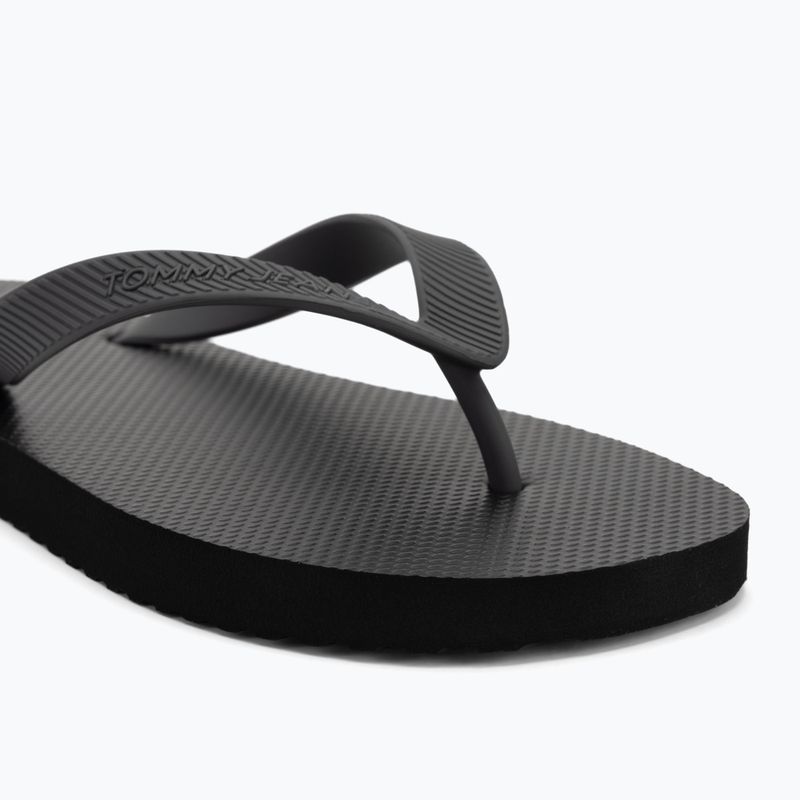 Férfi flip-flop papucs Tommy Jeans Beach Sandal black 7