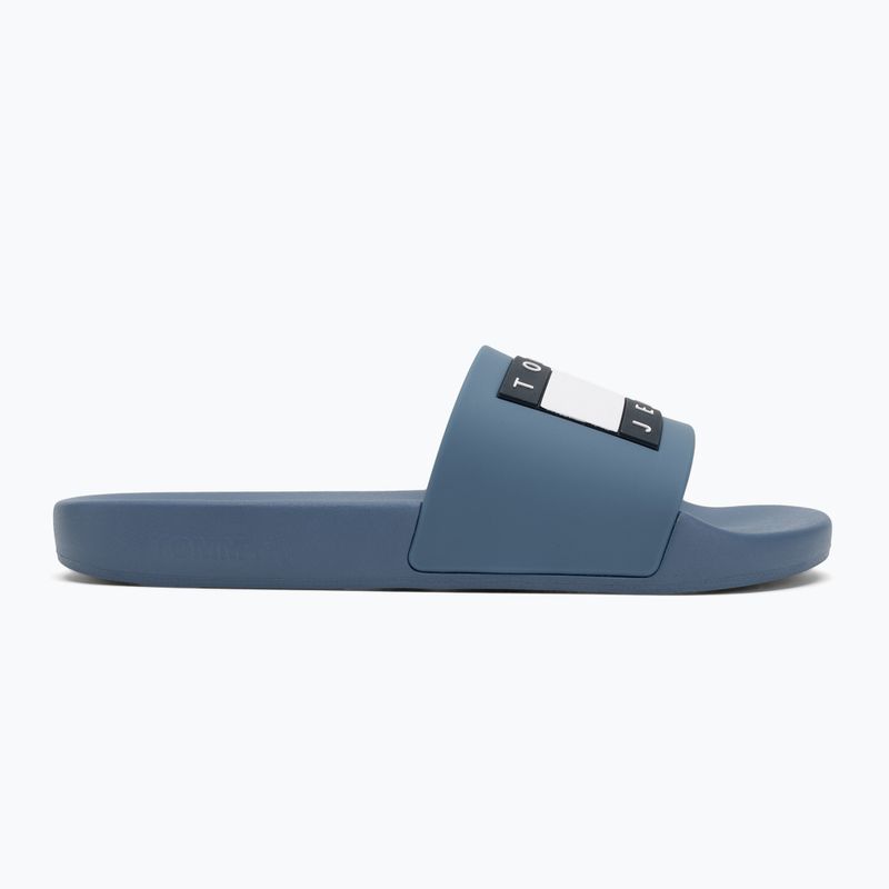 Tommy Jeans Pool Slide Ess DBX kék part férfi flip-flopok 2