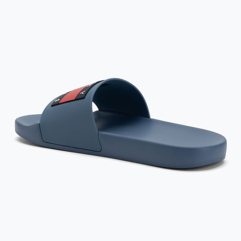 Tommy Jeans Pool Slide Ess DBX kék part férfi flip-flopok 3