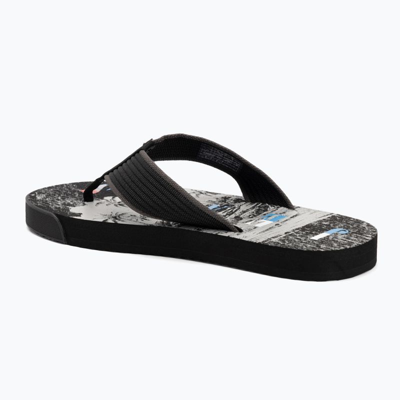 Férfi flip-flop papucs Tommy Jeans Elevated Beach Sandal black 3