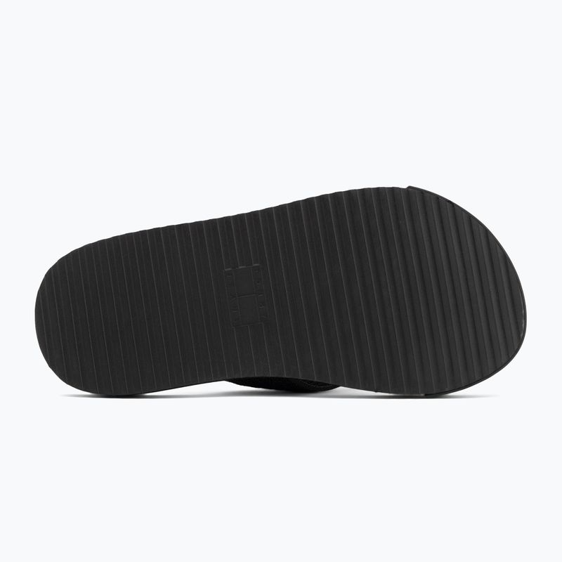 Férfi flip-flop papucs Tommy Jeans Elevated Beach Sandal black 4