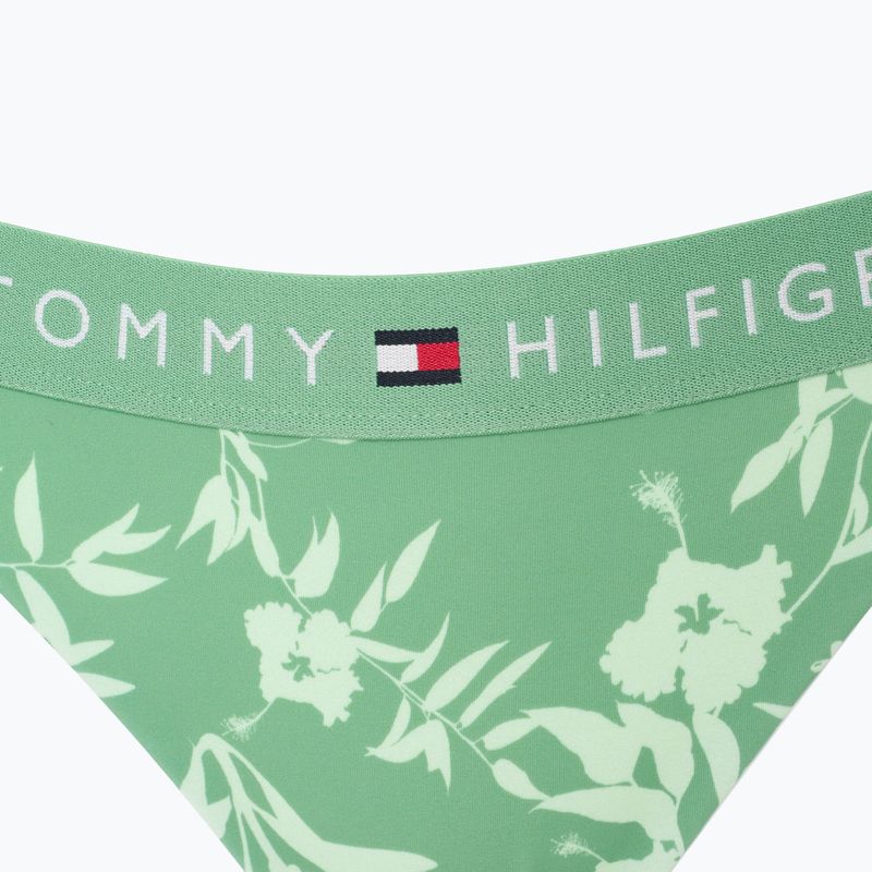 Tommy Hilfiger Cheeky Side Tie Bikini Bikini Alsó Nyomtatás virágos trópusi aop fort zöld 3