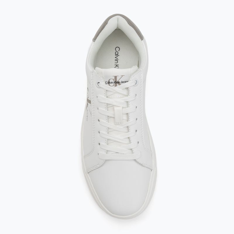 Calvin Klein férfi cipő YM0YM00681 Chunky Cupsole Monologo Lth hármas világos fehér/rock ridge 5