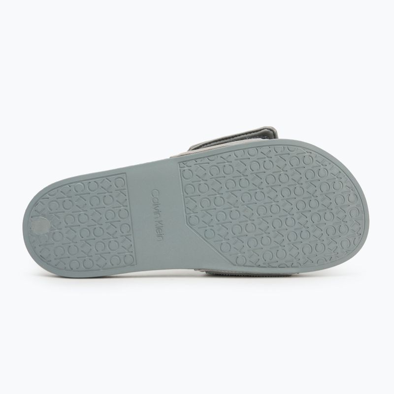 Férfi papucs Calvin Klein HM0HM01437 Adj Pool Slide TPU granite road 4