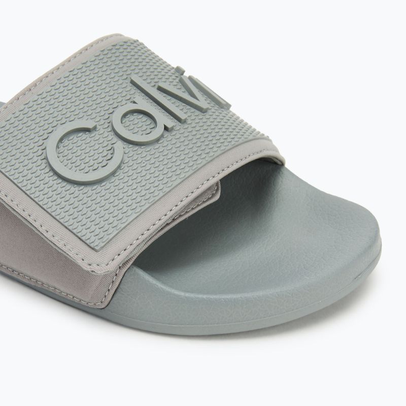 Férfi papucs Calvin Klein HM0HM01437 Adj Pool Slide TPU granite road 7