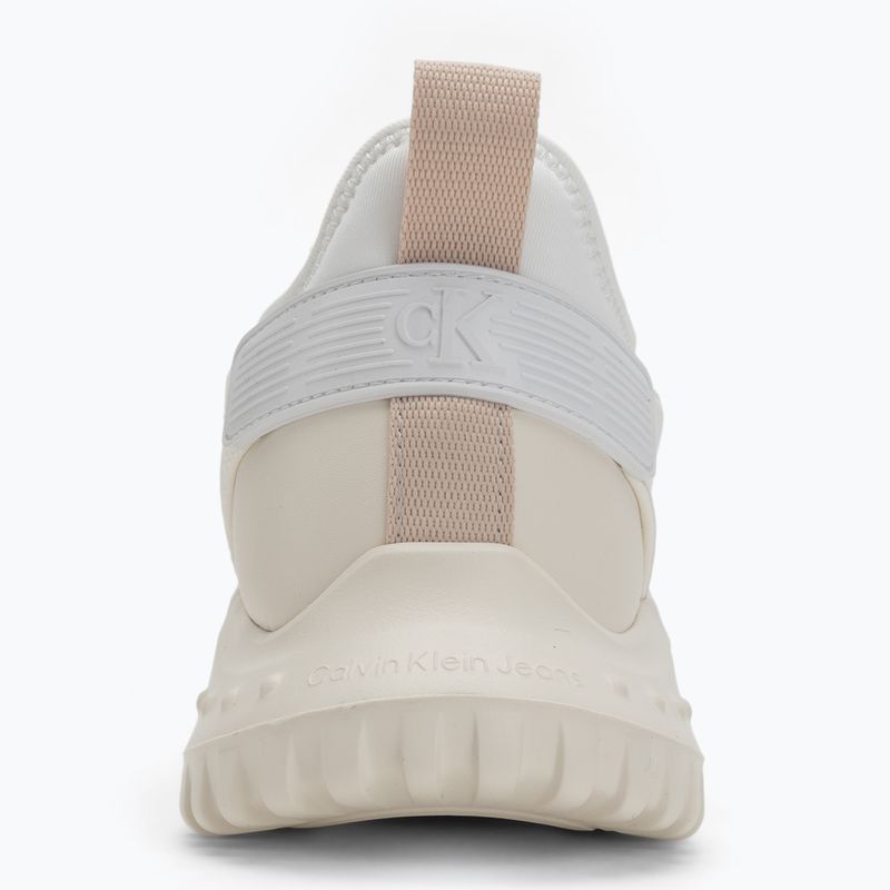 Calvin Klein női cipő YW0YW01665 Eva Runner Sock Mix In Hitech fényes fehér/krémfehér/rózsaszín 6
