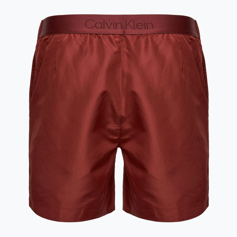 Férfi fürdőnadrág Calvin Klein KM0KM01084 Casual Tailored syrah 2