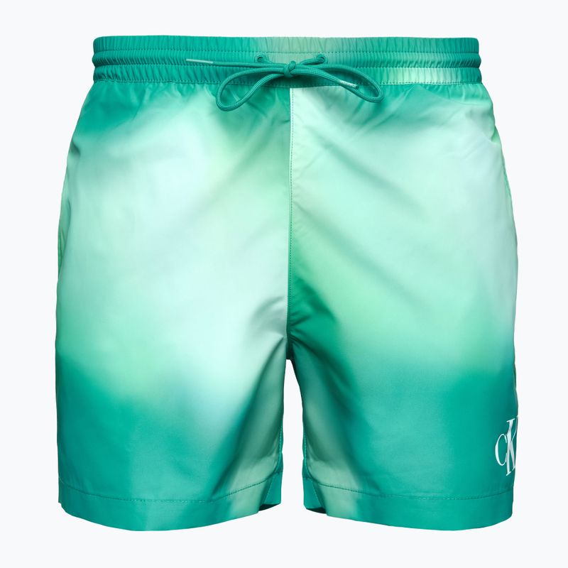 Férfi fürdőnadrág Calvin Klein KM0KM01162 Medium Drawstring-Print ombre blue