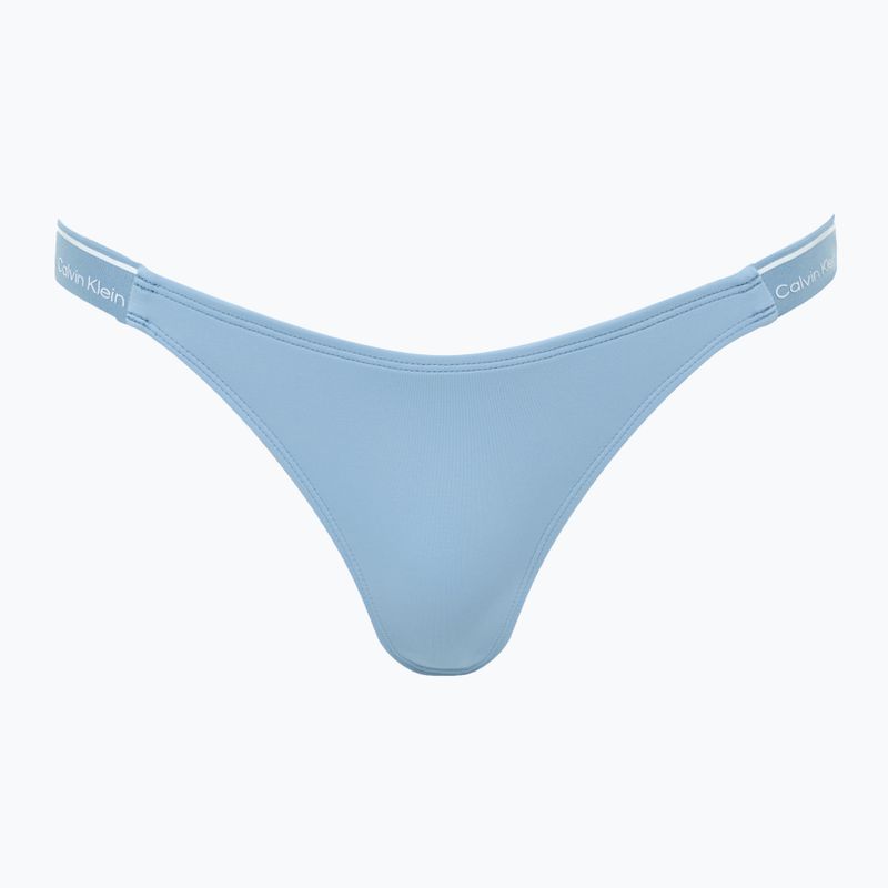 Fürdőruha alsó Calvin Klein KW0KW02732 Curved Delta Bikini faded denim
