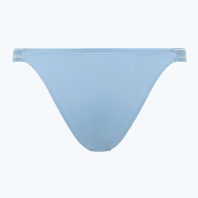 Fürdőruha alsó Calvin Klein KW0KW02732 Curved Delta Bikini faded denim 2