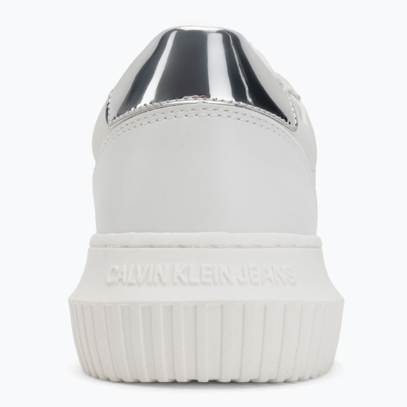 Calvin Klein női cipő YW0YW01769 Chunky Cupsole Low Mg fényes fehér/ezüst 6