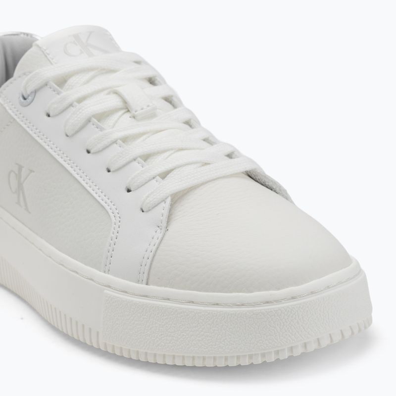 Calvin Klein női cipő YW0YW01769 Chunky Cupsole Low Mg fényes fehér/ezüst 7