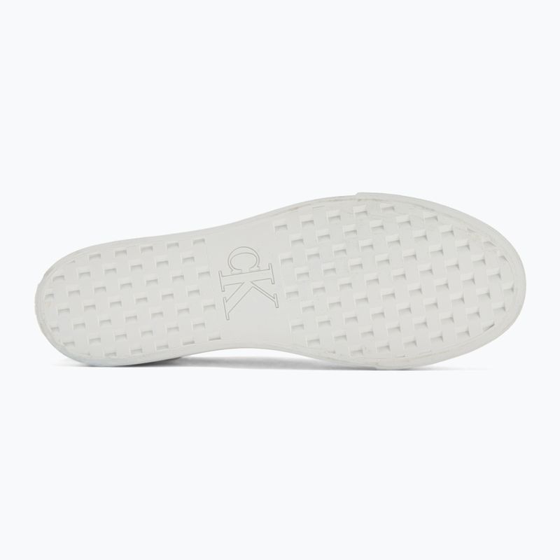 Calvin Klein női tornacipő YW0YW01763 Vulc Flatform Low Cv MG fekete/fényes fehér 4