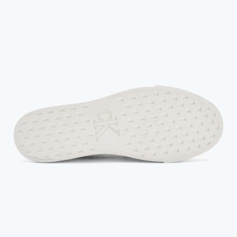 Calvin Klein női tornacipő YW0YW01764 Vulc Flatform Mid Cv Mg fekete/fényes fehér 4