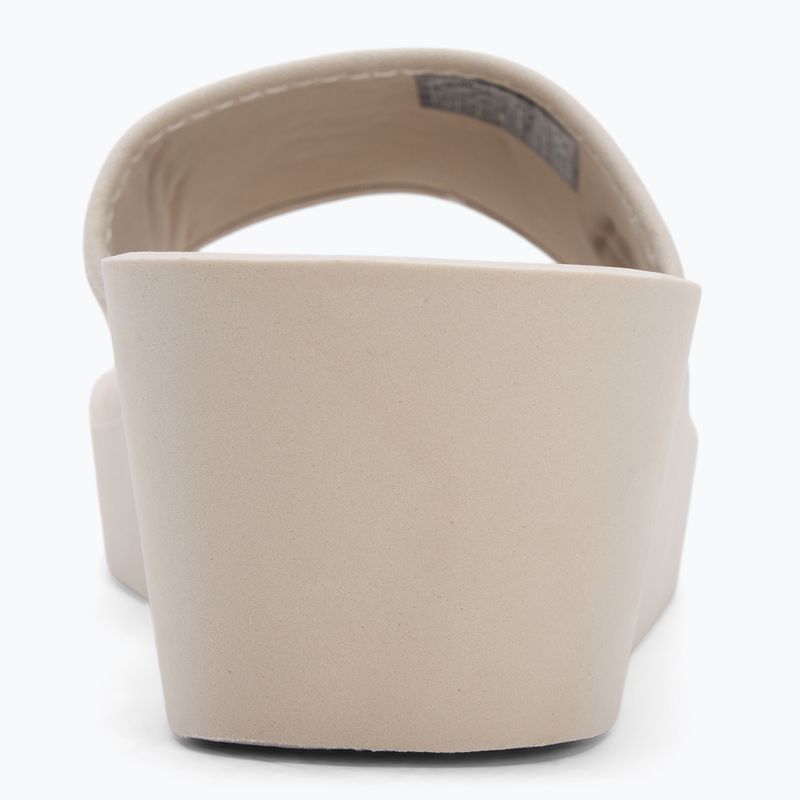 Calvin Klein női flip flop YW0YW01725 Beach Wedge Slide Slide Canvas vászon tojáshéj 6