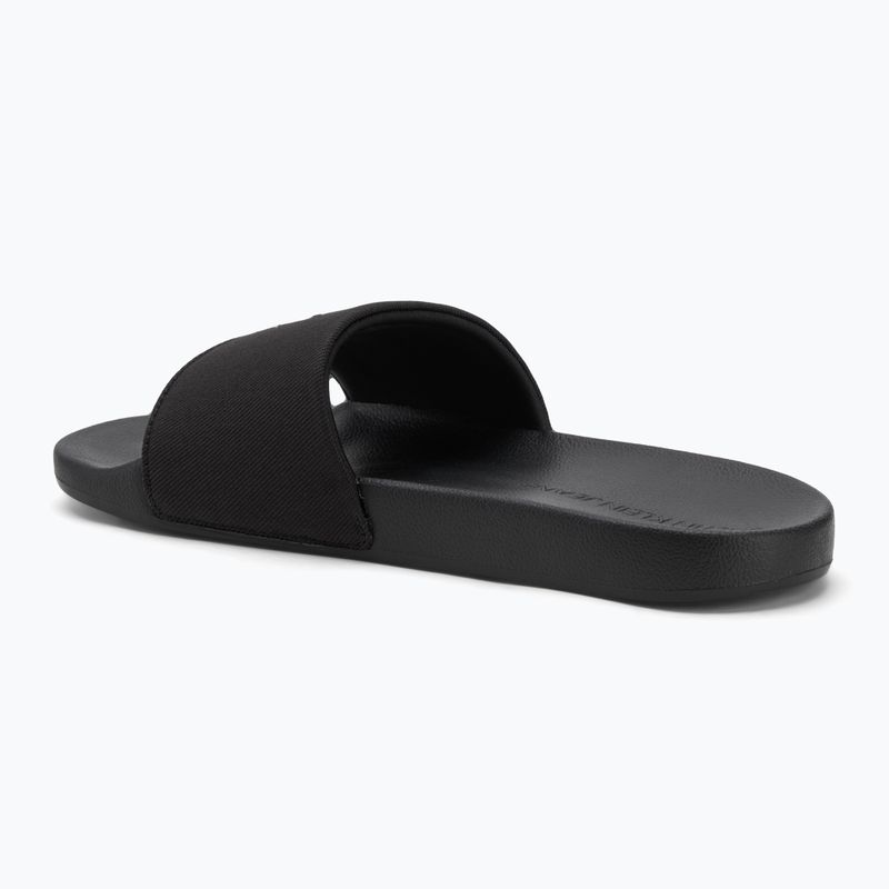 Calvin Klein női flip-flop YW0YW01713 Slide Monogram Hardware tripla fekete 3