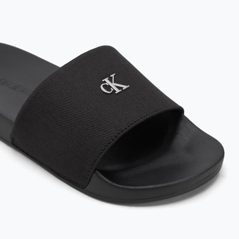 Calvin Klein női flip-flop YW0YW01713 Slide Monogram Hardware tripla fekete 7