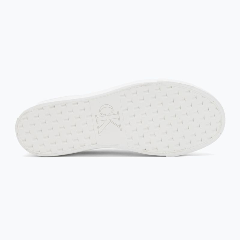 Calvin Klein női tornacipő YW0YW01763 Vulc Flatform Low Cv MG tojáshéj/krémfehér 4