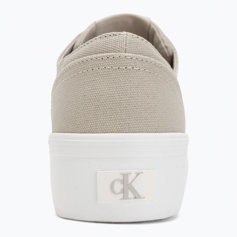 Calvin Klein női tornacipő YW0YW01763 Vulc Flatform Low Cv MG tojáshéj/krémfehér 6