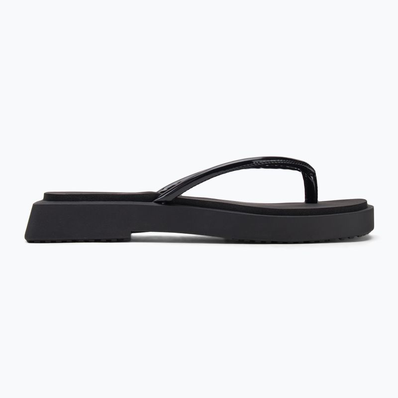 Női Calvin Klein YW0YW01716 Sq Low Wedge Sandal Stitch tripla fekete flip flopok 2