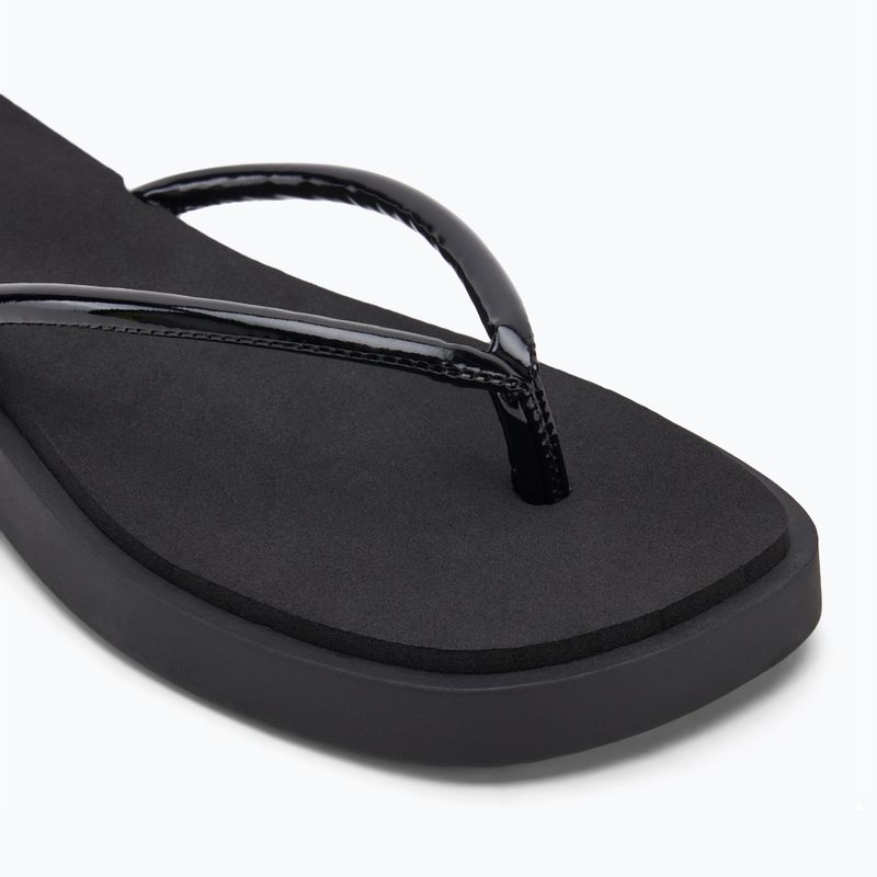 Női Calvin Klein YW0YW01716 Sq Low Wedge Sandal Stitch tripla fekete flip flopok 7