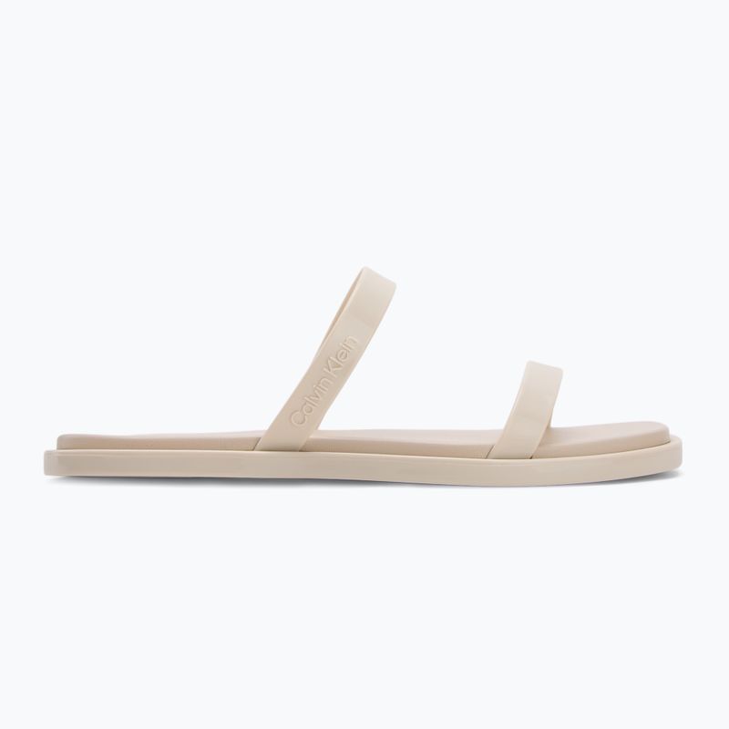 Calvin Klein női flip-flop HW0HW02417 Double Bar Slide - Zselés teknőc galamb 2