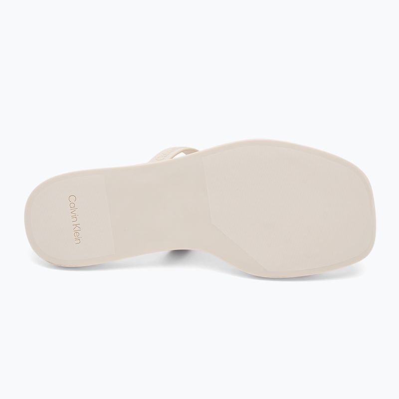 Calvin Klein női flip-flop HW0HW02417 Double Bar Slide - Zselés teknőc galamb 4