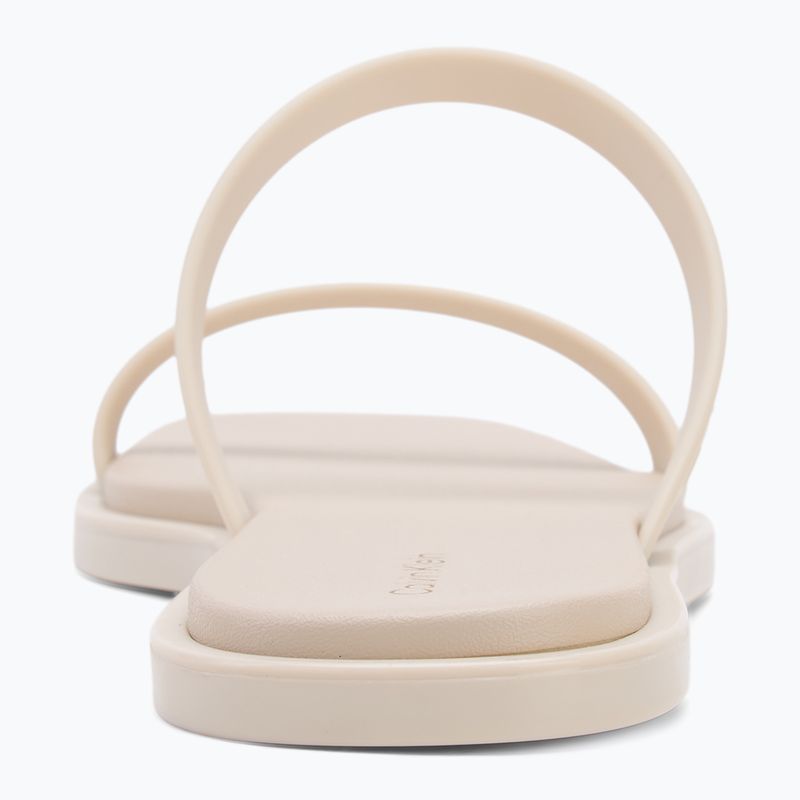 Calvin Klein női flip-flop HW0HW02417 Double Bar Slide - Zselés teknőc galamb 6