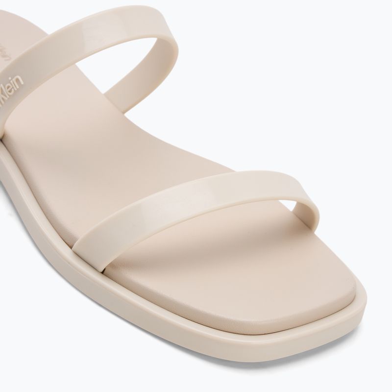 Calvin Klein női flip-flop HW0HW02417 Double Bar Slide - Zselés teknőc galamb 7